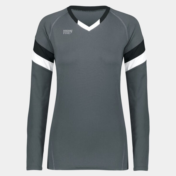 Ladies TruHit Tri-Color Long Sleeve Jersey Thumbnail