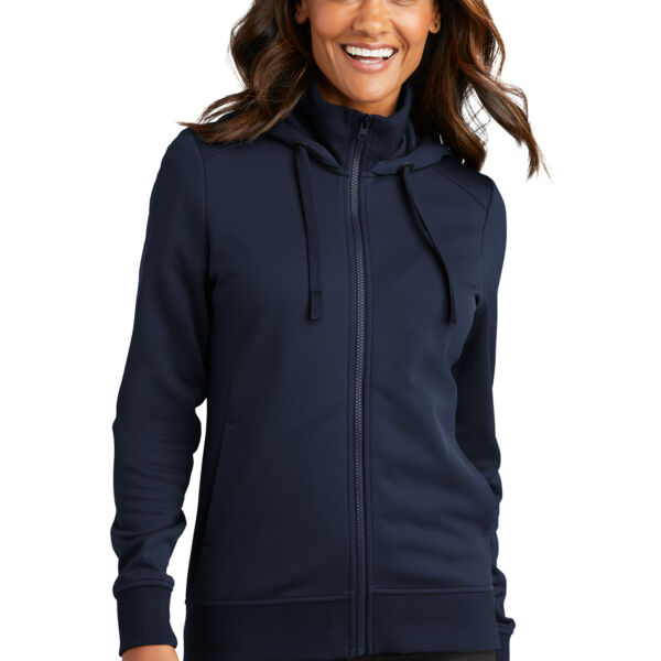 Women's Smooth Fleece Hooded Jacket Thumbnail