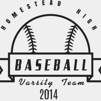 Baseball Template DNT001 BW Thumbnail