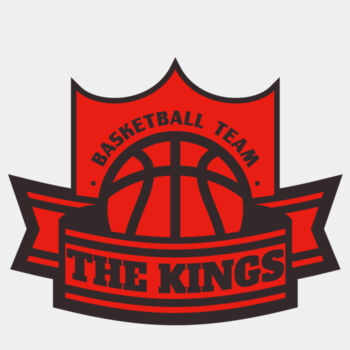 The Kings Basketball team Logo Template Thumbnail