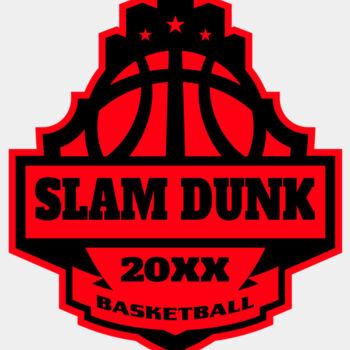 SLAM DUNK Basketball Logo Template Thumbnail