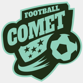 Comet Football logo template Thumbnail
