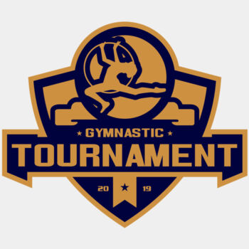 Gymnastic Tournament logo template 02 Thumbnail