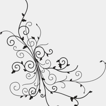 Swirls 2 B W  Thumbnail