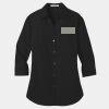 Women's 3/4 Sleeve Carefree Poplin Shirt Thumbnail