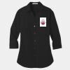 Women's 3/4 Sleeve Carefree Poplin Shirt Thumbnail