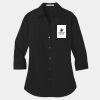 Women's 3/4 Sleeve Carefree Poplin Shirt Thumbnail