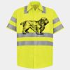 Men's High Visibility Safety Short Sleeve Work Shirt Thumbnail