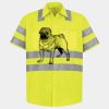 Men's High Visibility Safety Short Sleeve Work Shirt Thumbnail