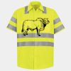 Men's High Visibility Safety Short Sleeve Work Shirt Thumbnail