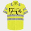 Men's High Visibility Safety Short Sleeve Work Shirt Thumbnail