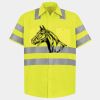 Men's High Visibility Safety Short Sleeve Work Shirt Thumbnail