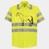 Men's High Visibility Safety Short Sleeve Work Shirt Thumbnail