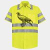 Men's High Visibility Safety Short Sleeve Work Shirt Thumbnail