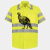 Men's High Visibility Safety Short Sleeve Work Shirt Thumbnail