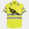 Men's High Visibility Safety Short Sleeve Work Shirt Thumbnail