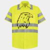 Men's High Visibility Safety Short Sleeve Work Shirt Thumbnail