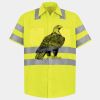 Men's High Visibility Safety Short Sleeve Work Shirt Thumbnail