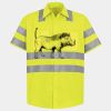 Men's High Visibility Safety Short Sleeve Work Shirt Thumbnail