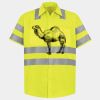 Men's High Visibility Safety Short Sleeve Work Shirt Thumbnail