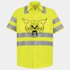 Men's High Visibility Safety Short Sleeve Work Shirt Thumbnail