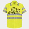 Men's High Visibility Safety Short Sleeve Work Shirt Thumbnail