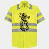 Men's High Visibility Safety Short Sleeve Work Shirt Thumbnail