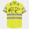 Men's High Visibility Safety Short Sleeve Work Shirt Thumbnail