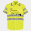 Men's High Visibility Safety Short Sleeve Work Shirt Thumbnail