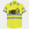 Men's High Visibility Safety Short Sleeve Work Shirt Thumbnail