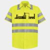 Men's High Visibility Safety Short Sleeve Work Shirt Thumbnail