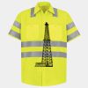 Men's High Visibility Safety Short Sleeve Work Shirt Thumbnail