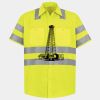 Men's High Visibility Safety Short Sleeve Work Shirt Thumbnail