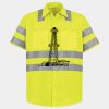 Men's High Visibility Safety Short Sleeve Work Shirt Thumbnail