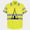 Men's High Visibility Safety Short Sleeve Work Shirt Thumbnail