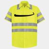 Men's High Visibility Safety Short Sleeve Work Shirt Thumbnail