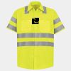 Men's High Visibility Safety Short Sleeve Work Shirt Thumbnail