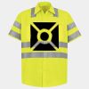 Men's High Visibility Safety Short Sleeve Work Shirt Thumbnail