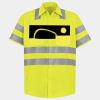Men's High Visibility Safety Short Sleeve Work Shirt Thumbnail