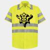 Men's High Visibility Safety Short Sleeve Work Shirt Thumbnail