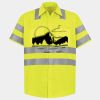 Men's High Visibility Safety Short Sleeve Work Shirt Thumbnail