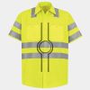 Men's High Visibility Safety Short Sleeve Work Shirt Thumbnail