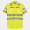 Men's High Visibility Safety Short Sleeve Work Shirt Thumbnail
