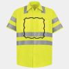 Men's High Visibility Safety Short Sleeve Work Shirt Thumbnail