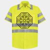 Men's High Visibility Safety Short Sleeve Work Shirt Thumbnail