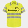 Men's High Visibility Safety Short Sleeve Work Shirt Thumbnail