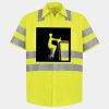 Men's High Visibility Safety Short Sleeve Work Shirt Thumbnail