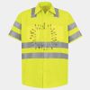 Men's High Visibility Safety Short Sleeve Work Shirt Thumbnail