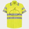 Men's High Visibility Safety Short Sleeve Work Shirt Thumbnail