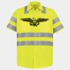 Men's High Visibility Safety Short Sleeve Work Shirt Thumbnail